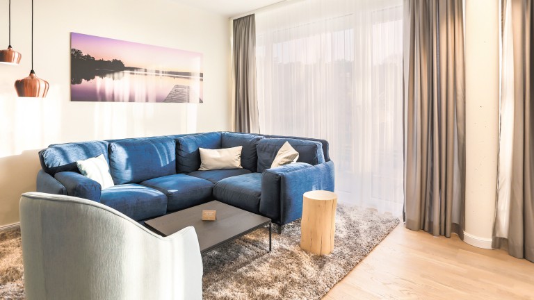 Fortuna suite landzicht - Maremüritz Yachthafen Resort