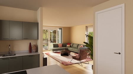 Keuken en woonkamer - Dormio Resort Medemblik