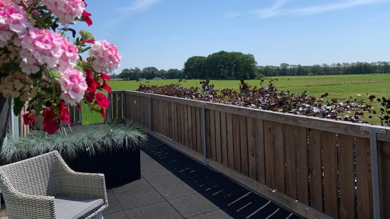 Balkon uitzicht - Grenzeloos Slapen Eten Beleven