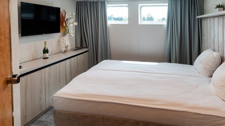 2-persoonshut hoofddek - Riviercruise Passau en Donau klassiek