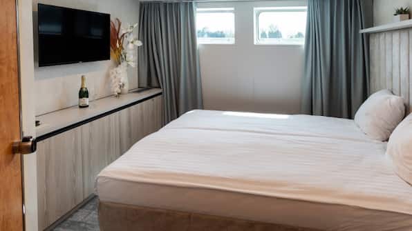 2-persoonshut hoofddek - Riviercruise Passau en Donau klassiek