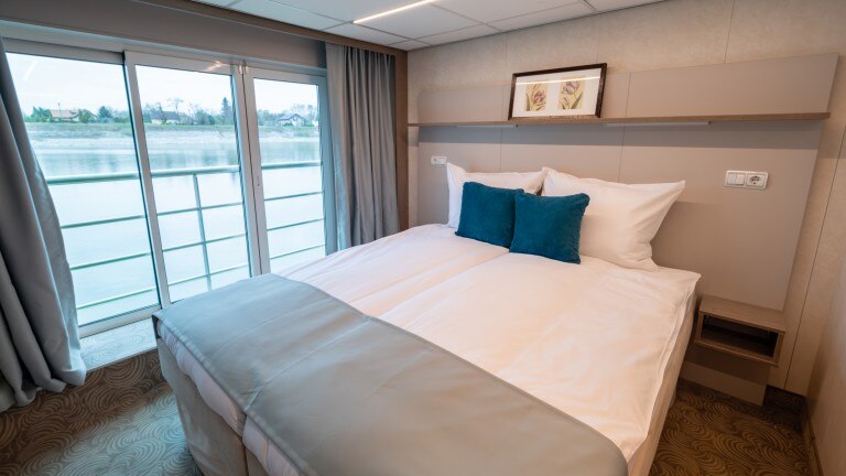 2-persoonshut bovendek - Riviercruise Passau en Donau klassiek