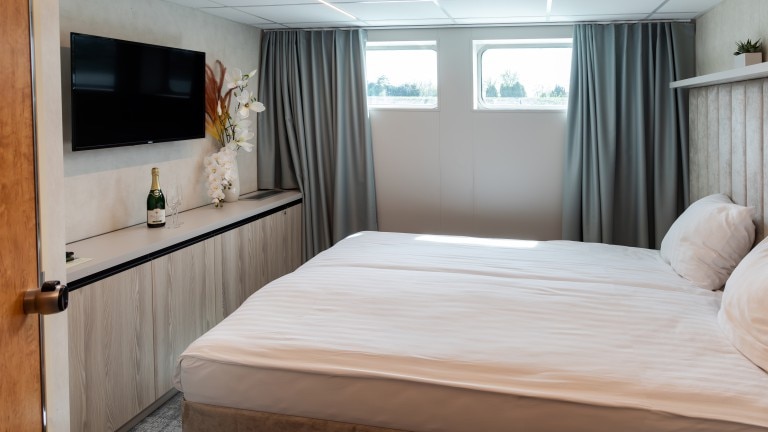 2-persoonshut hoofddek - Riviercruise Passau en Donau klassiek