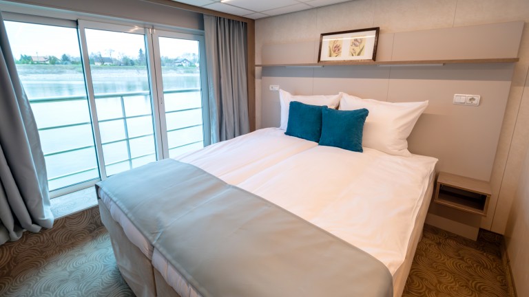 2-persoonshut superior middeldek - Riviercruise Passau en Donau klassiek