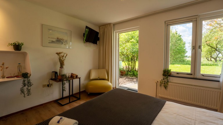 Tuinkamer met bad - Hotel Restaurant Weidumerhout