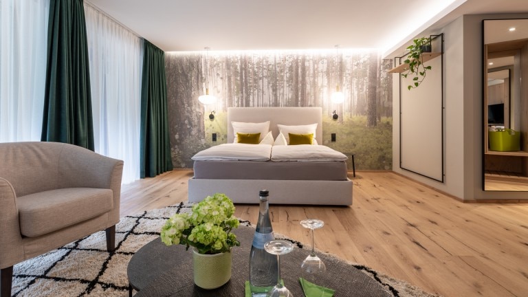 Deluxe design juniorsuite met balkon - Sackmann Genusshotel und spa resort
