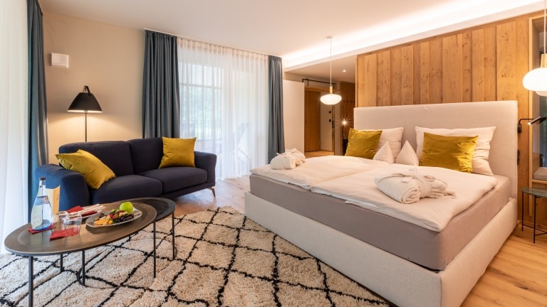 Deluxe design juniorsuite met balkon - Sackmann Genusshotel und spa resort