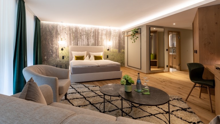 Deluxe design juniorsuite met balkon - Sackmann Genusshotel und spa resort