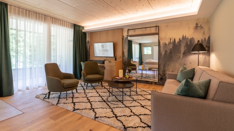 Deluxe design juniorsuite met balkon - Sackmann Genusshotel und spa resort