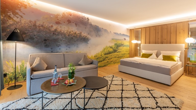 Superior design juniorsuite met balkon - Sackmann Genusshotel