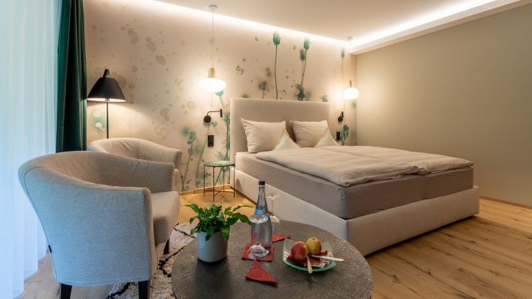 Superior design kamer met balkon - Sackmann Genusshotel und spa resort