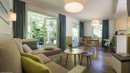 Woonkamer - Center Parcs Park Le Lac D' Ailette