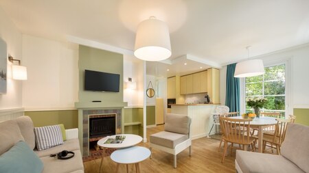 Woonkamer - Center Parcs Park Le Lac D' Ailette