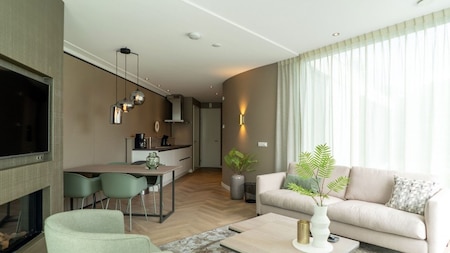 Woonkamer - Villapark de Koog