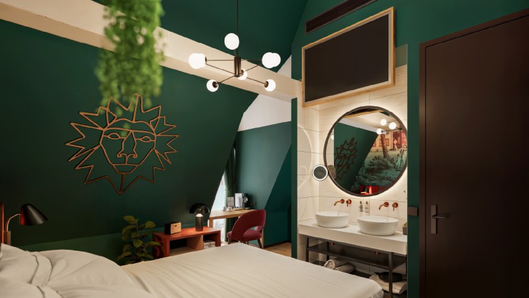 Attic king kamer - The Ald Hotel