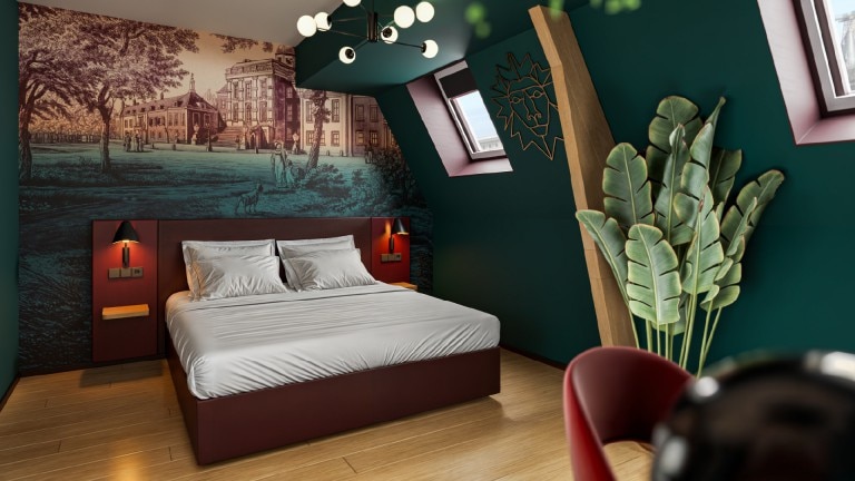 Attic king kamer - The Ald Hotel