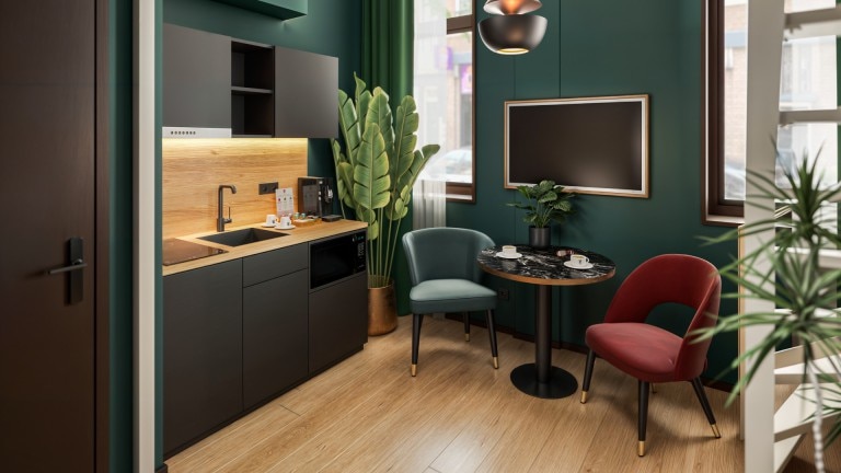 Split level kamer - The Ald Hote