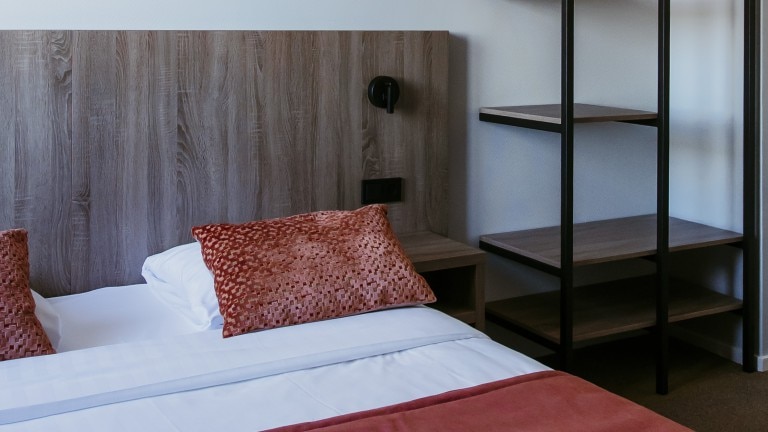 Double kamer met balkon of terras - Hotel Restaurant Victoria