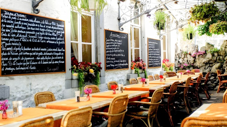 Terras - Hotel Restaurant Bonhomme