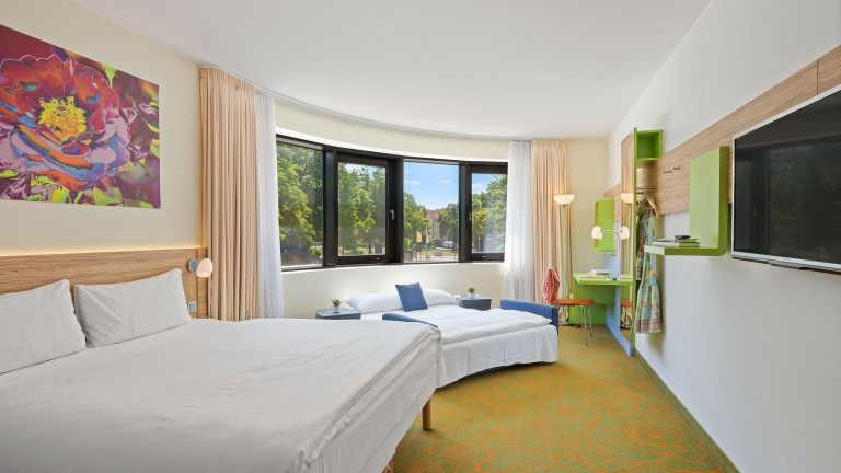 Driepersoonskamer - Hey Lou Hotel Hildesheim