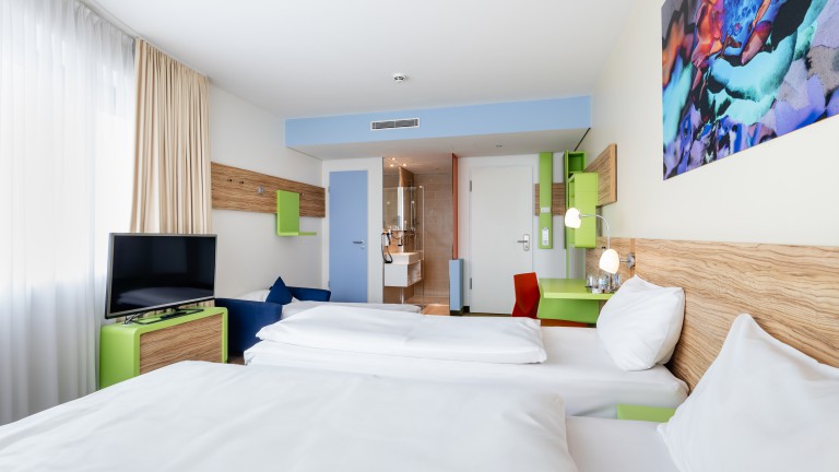 Driepersoonskamer - Hey Lou Hotel Hildesheim