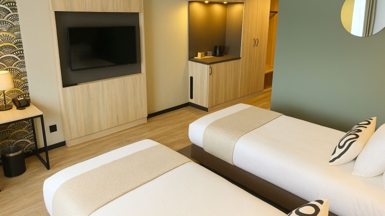 Deluxe twin kamer - Shanghai Hotel Delft