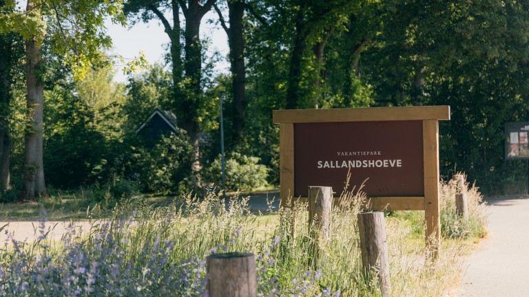 Welkomstbord - Vakantiepark Sallandshoeve