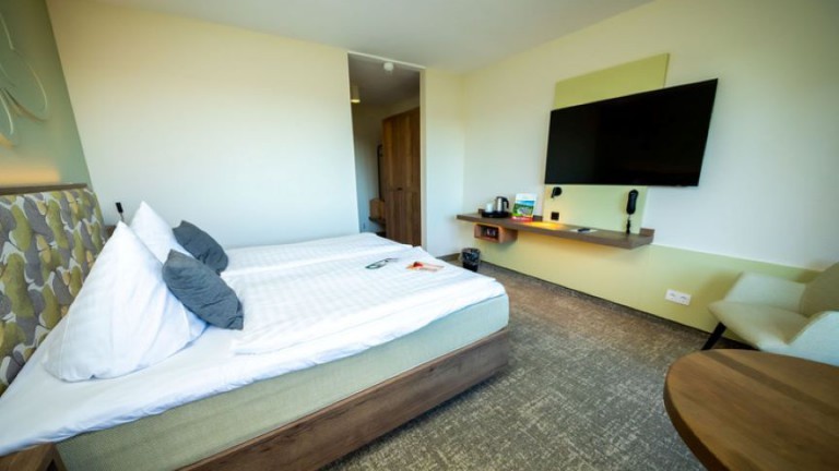 Eenpersoonskamer met balkon fernblick - Wohlfühlhotel der Jägerhof