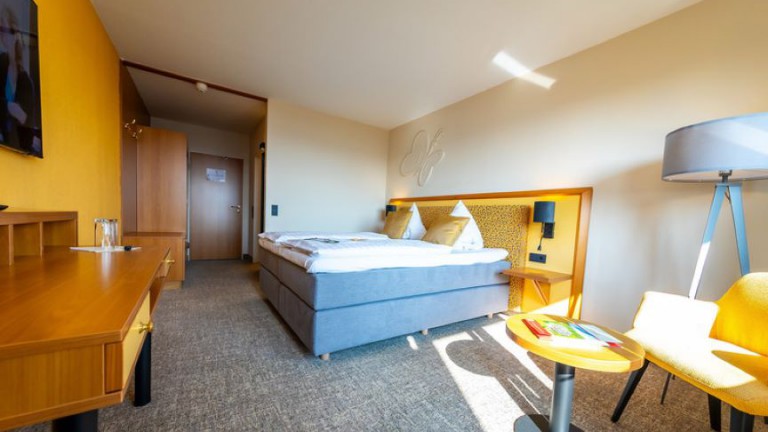 Eenpersoonskamer met balkon fernblick - Wohlfühlhotel der Jägerhof