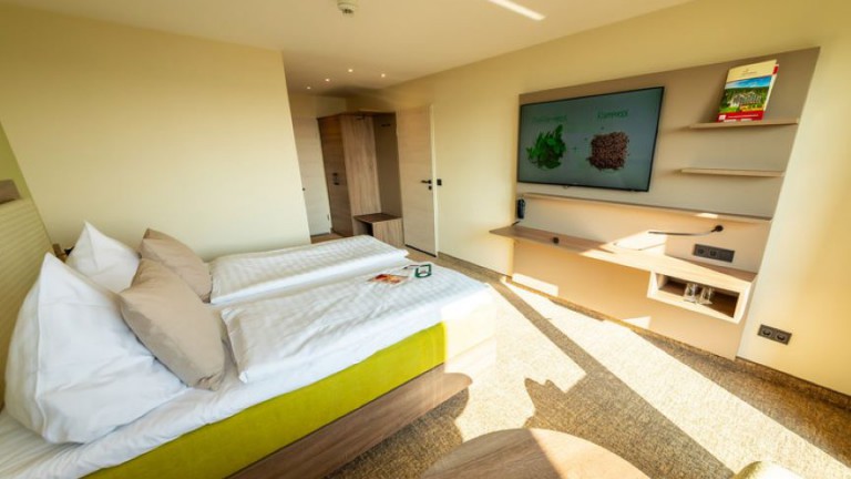 Eenpersoonskamer met balkon waldblick - Wohlfühlhotel der Jägerhof