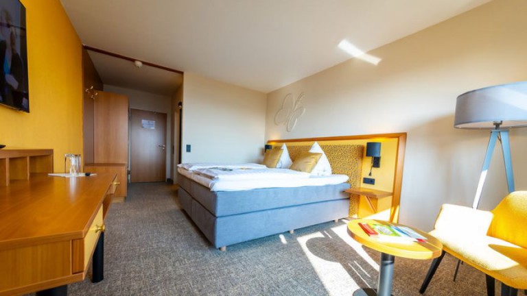 Eenpersoonskamer met balkon waldblick - Wohlfühlhotel der Jägerhof