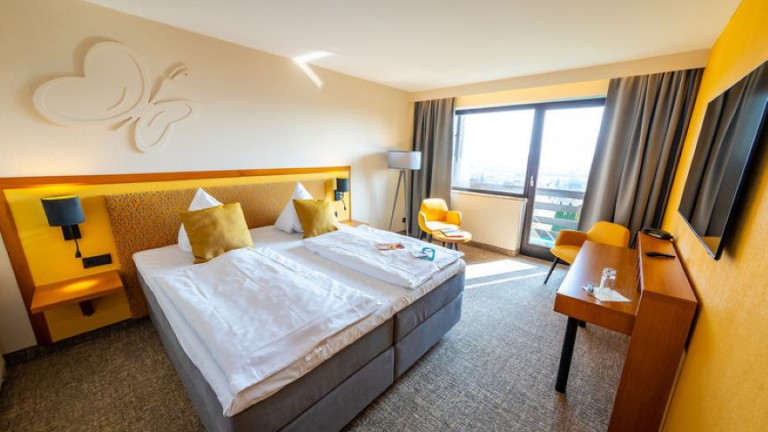 Eenpersoonskamer met balkon fernblick - Wohlfühlhotel der Jägerhof