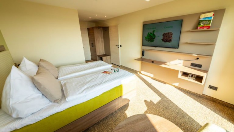 Tweepersoonskamer met balkon waldblick - Wohlfühlhotel der Jägerhof