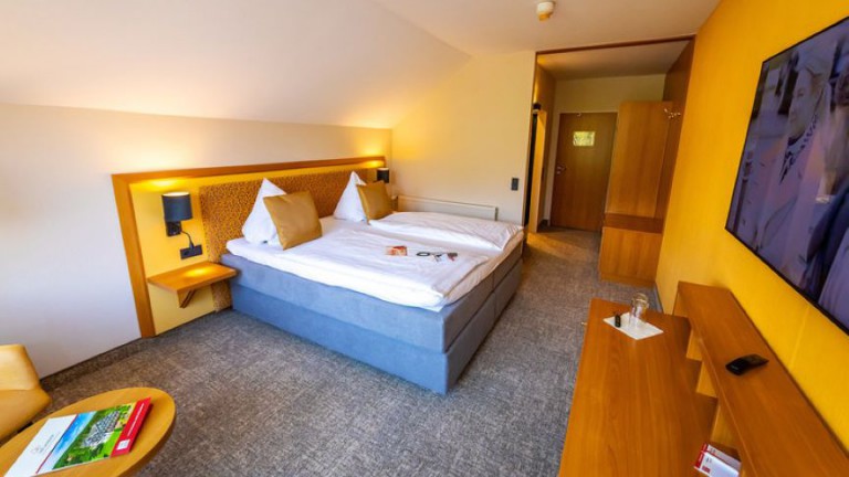 Tweepersoonskamer met balkon waldblick - Wohlfühlhotel der Jägerhof