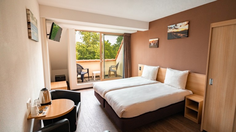 Standaard tweepersoonskamer - Hotel t Zwaantje Callantsoog