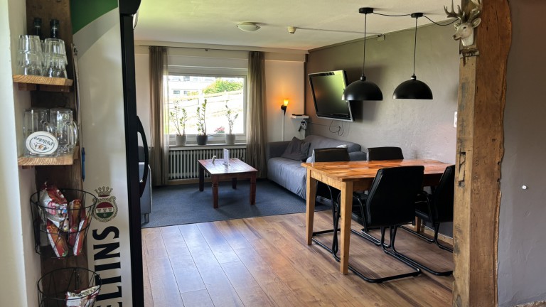 Lounge en TV ruimte - Pension de Gasterei