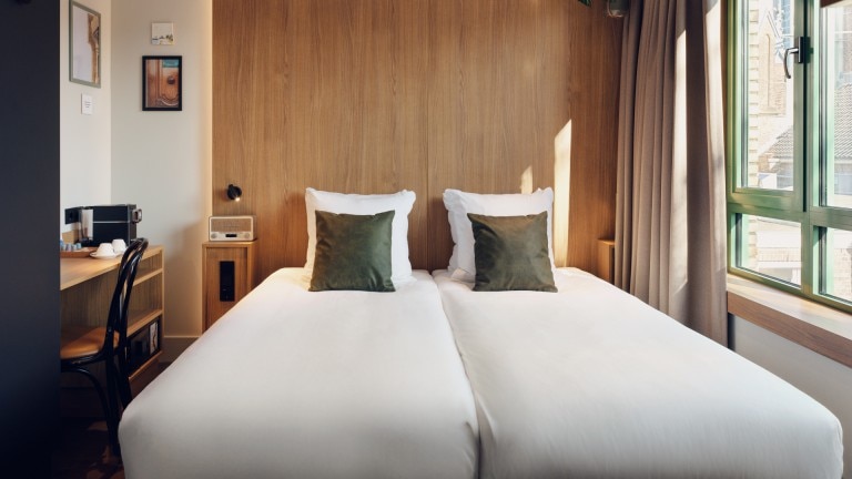 Basic twin room - Townhouse den Haag