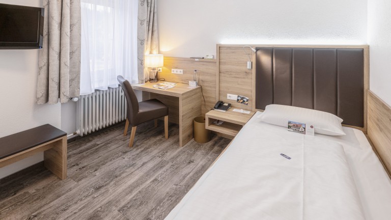 Eenpersoonskamer - Flair Hotel Gasthof Hirsch