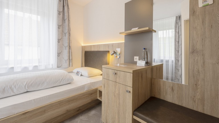 Eenpersoonskamer - Flair Hotel Gasthof Hirsch