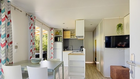 Woonkamer - RCN Vakantiepark de Roggeberg Woonkamer - RCN Vakantiepark de Roggeberg