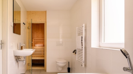 Badkamer - Dormio Resort De Hondsrug