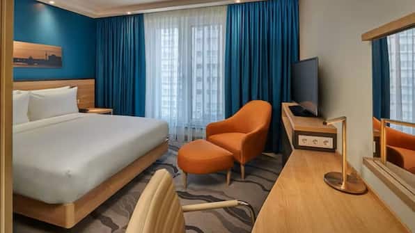 Standaard kamer Queen - Hampton by Hilton Berlin City Centre Alexanderplatz Standaard kamer Queen - Hampton by Hilton Berlin City Centre Alexanderplatz