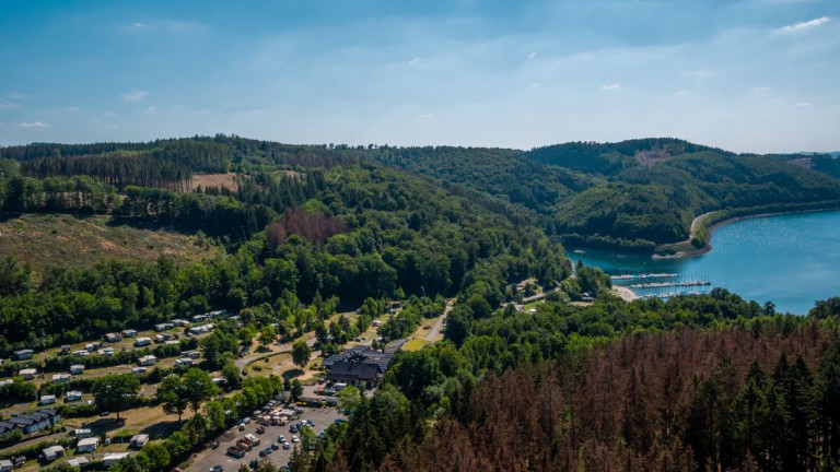 Dronebeeld - EuroParcs Biggesee