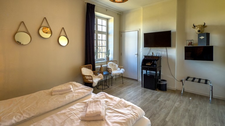 Suite met uitzicht op de tuin - Kasteel Pietersheim