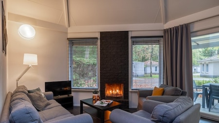 Woonkamer - Bungalowpark Het Verscholen Dorp
