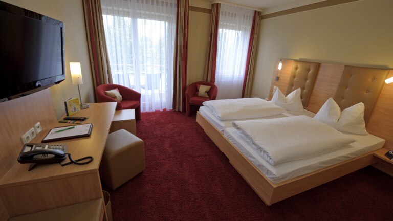 Tweepersoonskamer Altmühle met balkon - Hotel Adlerbräu