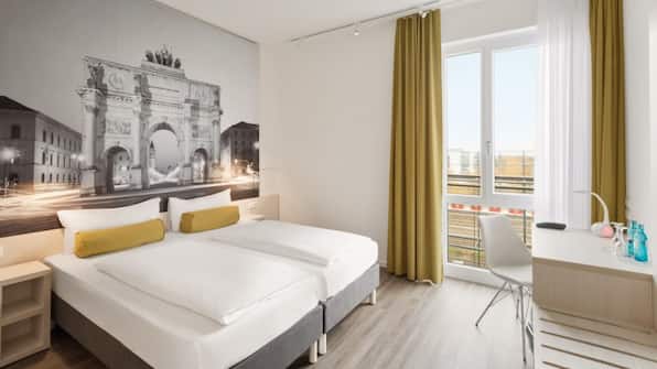 Standaard kamer - Hotel Super 8 by Wyndham Munich City West Standaard kamer - Hotel Super 8 by Wyndham Munich City West