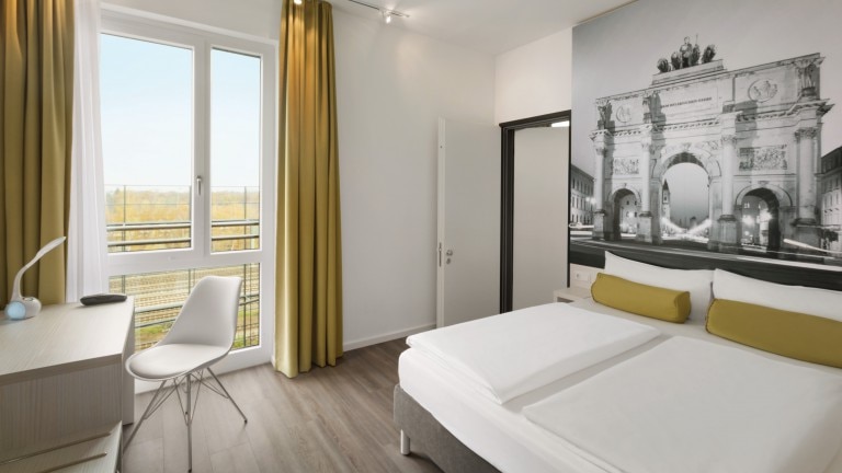 Tweepersoonskamer voor alleengebruik - Hotel Super 8 by Wyndham Munich City West