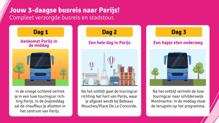 Busreis Parijs
