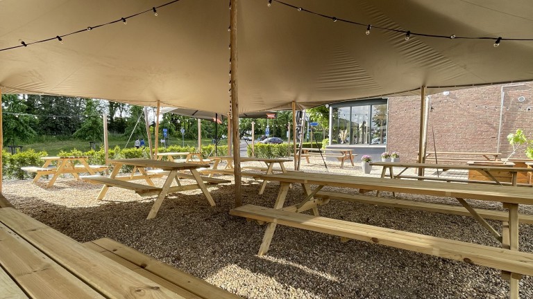 Terras - Hotel De Oude Molen